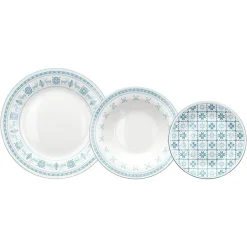 Tognana Olympus New Polar Servizio Piatti In Porcellana Set 18 Pz