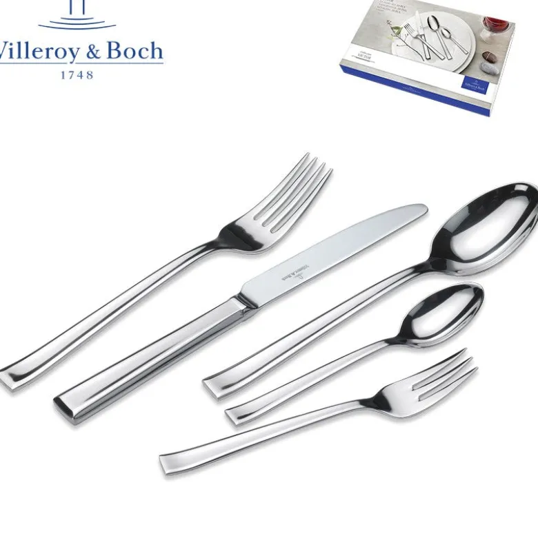 Villeroy & Boch Victor Servizio Posate In Acciaio Inox - Set 30 Pz