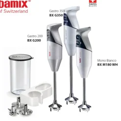 180 Watt - Bamix M180 Frullatore A Immersione In Acciaio Inox
