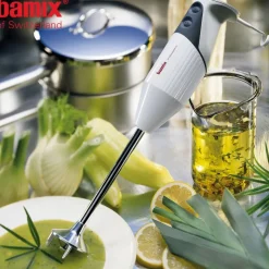 180 Watt - Bamix M180 Frullatore A Immersione In Acciaio Inox