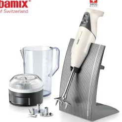 200 Watt - Bamix SwissLine Frullatore A Immersione In Acciaio Inox