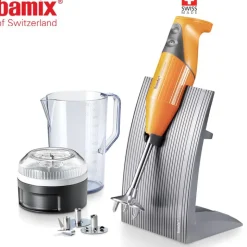 200 Watt - Bamix SwissLine Frullatore A Immersione In Acciaio Inox