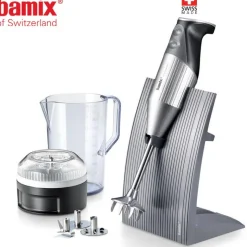 200 Watt - Bamix SwissLine Frullatore A Immersione In Acciaio Inox