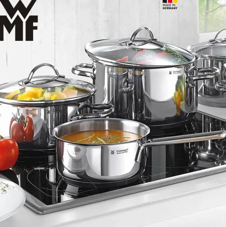 WMF Provence Set Pentole In Acciaio Inox Cromargan - Set 5 Pz