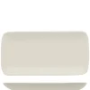 36x16.5 cm - Ariane Buffet Piatto Vassoio Rettangolare In Porcellana - Set 6 Pz