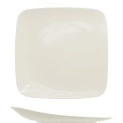 27x27 cm - Ariane Vital Square Piatto Piano In Porcellana - Set 12 Pz