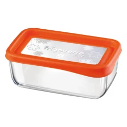 21x13 cm - Bormioli Rocco Frigoverre Fun Contenitore Per Alimenti Rettangolare In Vetro