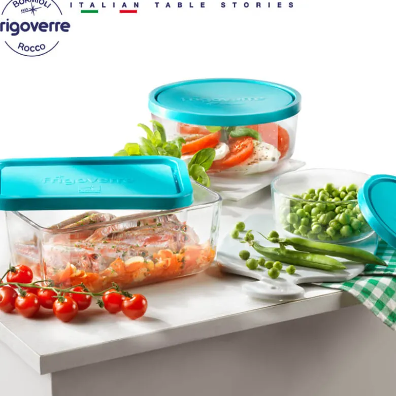 21x13 cm - Bormioli Rocco Frigoverre Classic Contenitore Per Alimenti Rettangolare