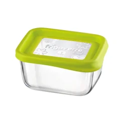 13x10 cm - Bormioli Rocco Frigoverre Fun Contenitore Per Alimenti Rettangolare In Vetro