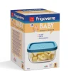 13x10 cm - Bormioli Rocco Frigoverre Classic Contenitore Per Alimenti Rettangolare - Set 3 Pz