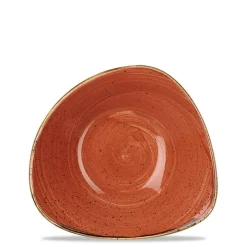 23.5x23.5 cm - Churchill Stonecast Piatto Fondo Triangolare In Porcellana Vetrificata