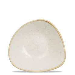 23.5x23.5 cm - Churchill Stonecast Piatto Fondo Triangolare In Porcellana Vetrificata