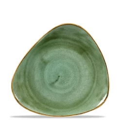 26.5x26.5 cm - Churchill Stonecast Piatto Piano Triangolare In Porcellana Vetrificata
