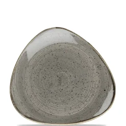 26.5x26.5 cm - Churchill Stonecast Piatto Piano Triangolare In Porcellana Vetrificata