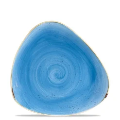 26.5x26.5 cm - Churchill Stonecast Piatto Piano Triangolare In Porcellana Vetrificata