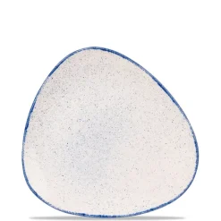 26.5x26.5 cm - Churchill Stonecast Piatto Piano Triangolare In Porcellana Vetrificata