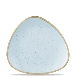 26.5x26.5 cm - Churchill Stonecast Piatto Piano Triangolare In Porcellana Vetrificata