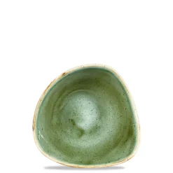 15.3x15.3 cm - Churchill Stonecast Piatto Fondo Triangolare In Porcellana Vetrificata