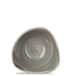 15.3x15.3 cm - Churchill Stonecast Piatto Fondo Triangolare In Porcellana Vetrificata
