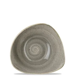 18.5x18.5 cm - Churchill Stonecast Piatto Fondo Triangolare In Porcellana Vetrificata