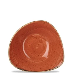 18.5x18.5 cm - Churchill Stonecast Piatto Fondo Triangolare In Porcellana Vetrificata