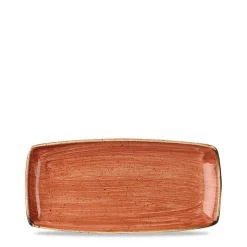 29.5x15 cm - Churchill Stonecast Piatto Vassoio Rettangolare In Porcellana Vetrificata