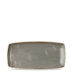 29.5x15 cm - Churchill Stonecast Piatto Vassoio Rettangolare In Porcellana Vetrificata