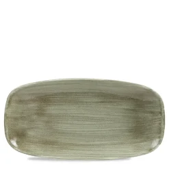29.5x15.3 cm - Churchill Stonecast Piatto Vassoio Rettangolare In Porcellana Vetrificata