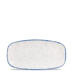 29.5x15.3 cm - Churchill Stonecast Piatto Vassoio Rettangolare In Porcellana Vetrificata