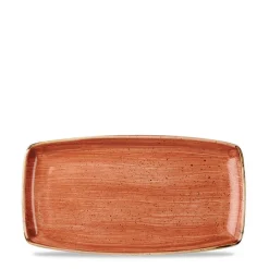 35x18.5 cm - Churchill Stonecast Piatto Vassoio Rettangolare In Porcellana Vetrificata