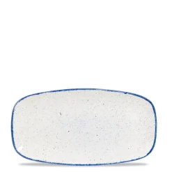 35.5x18.9 cm - Churchill Stonecast Piatto Vassoio Rettangolare In Porcellana Vetrificata