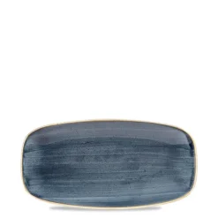 35.5x18.9 cm - Churchill Stonecast Piatto Vassoio Rettangolare In Porcellana Vetrificata