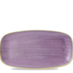35.5x18.9 cm - Churchill Stonecast Piatto Vassoio Rettangolare In Porcellana Vetrificata