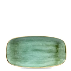 35.5x18.9 cm - Churchill Stonecast Piatto Vassoio Rettangolare In Porcellana Vetrificata