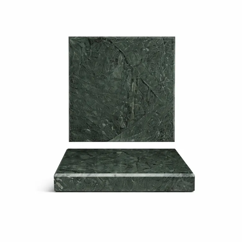 13x13 cm - Essentia Marble Piatto Presentazione Quadrato In Marmo
