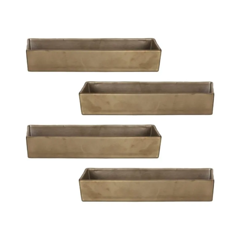18x6 cm - Etna Coppetta In Porcellana - Set 4 Pz