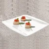 27x27 cm - Gural Porselen Napoli Piatto Piano In Porcellana - Set 12 Pz