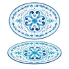 50x36 cm - Guzzini Blues Vassoio In Melamina - Set 2 Pz