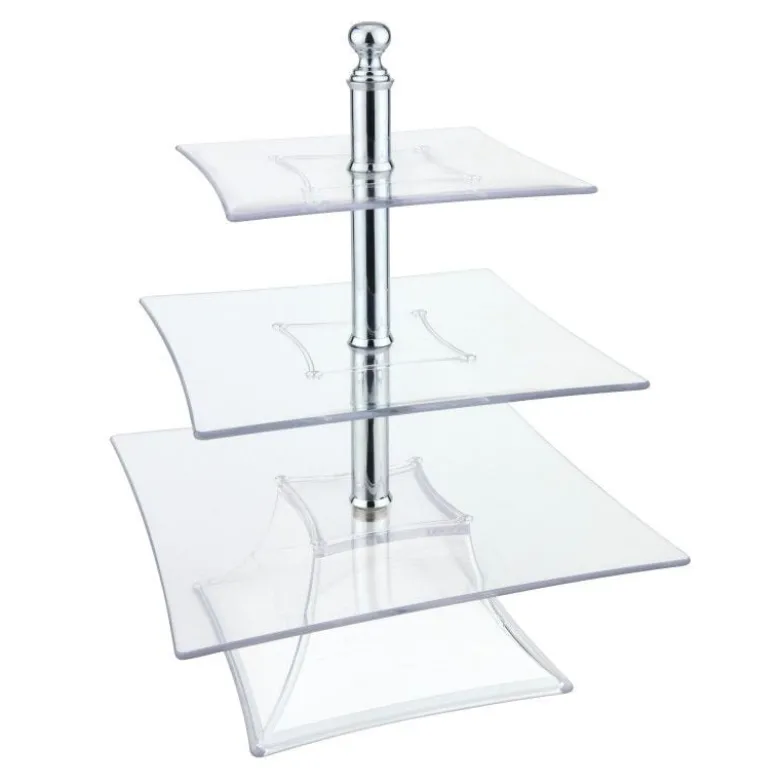30x30 cm - Ilsa Crystal Alzata In Policarbonato