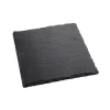 20x20 cm - Ilsa Piatto Piano In Ardesia - Set 6 Pz