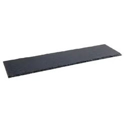 45x12 cm - Ilsa Piatto Vassoio Rettangolare In Ardesia - Set 6 Pz