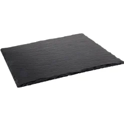 53x32.5 cm - Ilsa Piatto Vassoio Rettangolare In Ardesia - Set 6 Pz