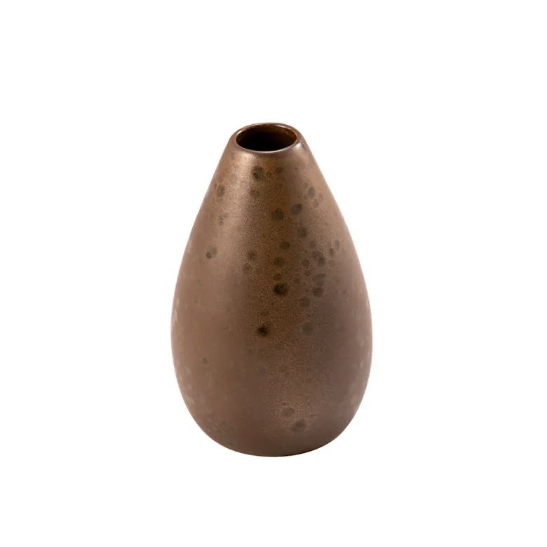 8x13 cm - Le Coq Phobos Vaso Bombato In Stoneware Set 6 Pz