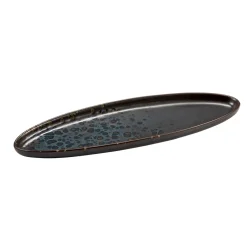 31x10 cm - Le Coq Phobos Vassoio Ovale In Stoneware Set 6 Pz