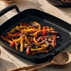 30x30 cm - Le Creuset BBQ Outdoor Grill Quadrato Forato In Ghisa