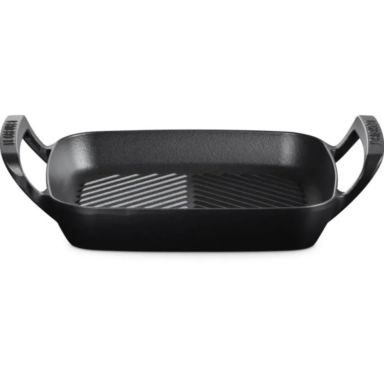 26x26 cm - Le Creuset BBQ Outdoor Grill Quadrato In Ghisa