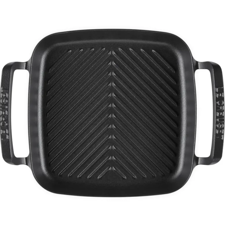 26x26 cm - Le Creuset BBQ Outdoor Grill Quadrato In Ghisa