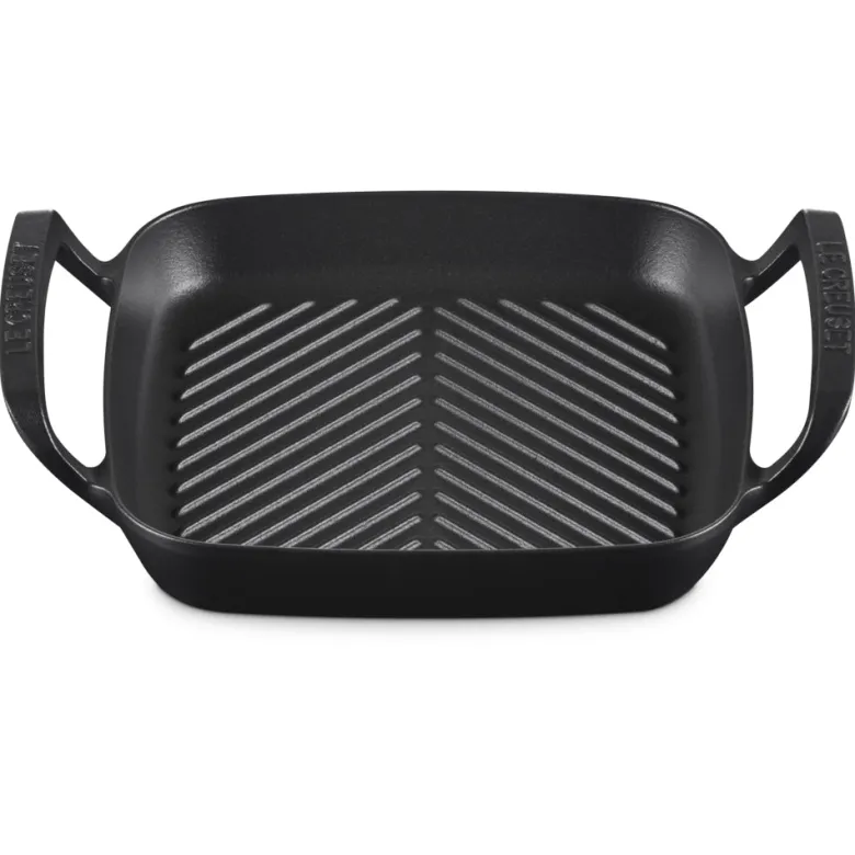 26x26 cm - Le Creuset BBQ Outdoor Grill Quadrato In Ghisa
