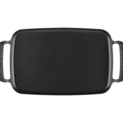 40x26 cm - Le Creuset BBQ Outdoor Piastra Rettangolare Liscia In Ghisa