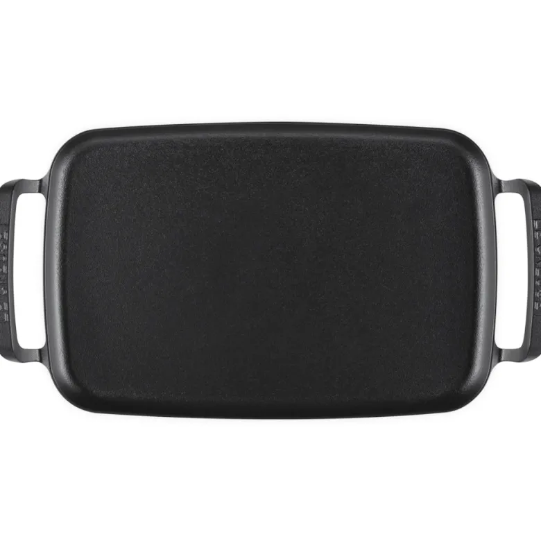 40x26 cm - Le Creuset BBQ Outdoor Piastra Rettangolare Liscia In Ghisa